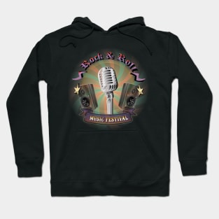 Rock And Roll Music Festival Hoodie